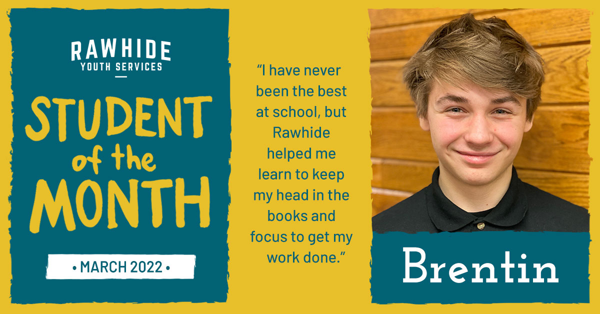 March Student of the Month: Brentin