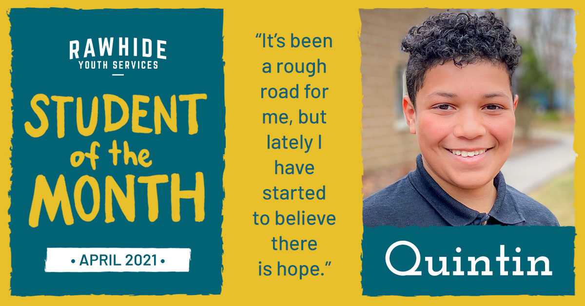 April Student of the Month: Quintin