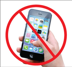 no cell phone usage at work