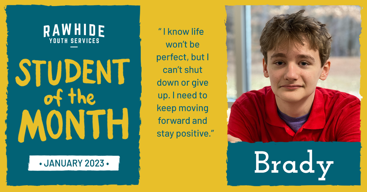 January Student of the Month – Brady