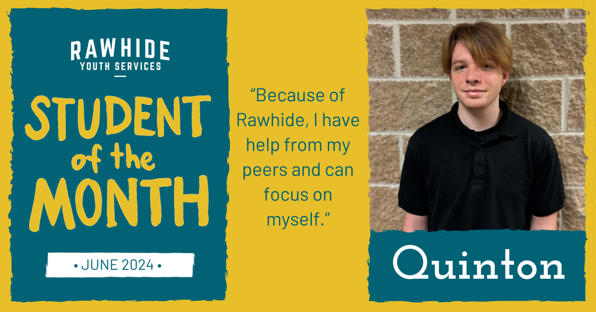 Student of the Month – Quinton